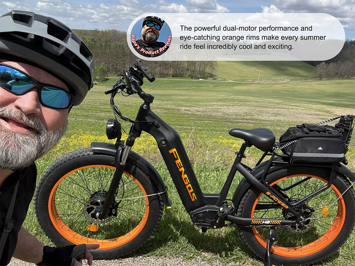 FENGQS H2 PRO Offroad-Elektrofahrrad mit zwei Motoren