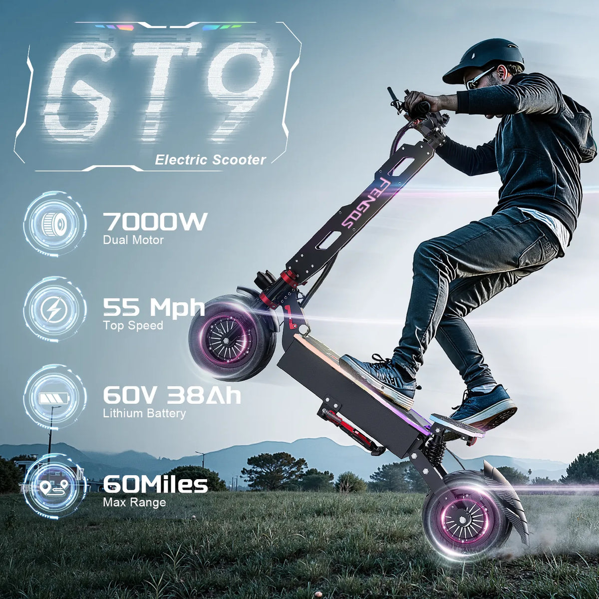 Fengqs GT9 Offroad E-Scooter