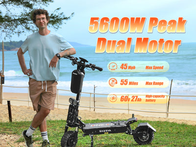 FENGQS GT7 Dual Motor 11" Elektroroller für Erwachsene