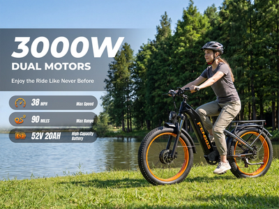 FENGQS H2 PRO Offroad-Elektrofahrrad mit zwei Motoren