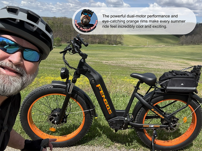 FENGQS H2 PRO Offroad-Elektrofahrrad mit zwei Motoren